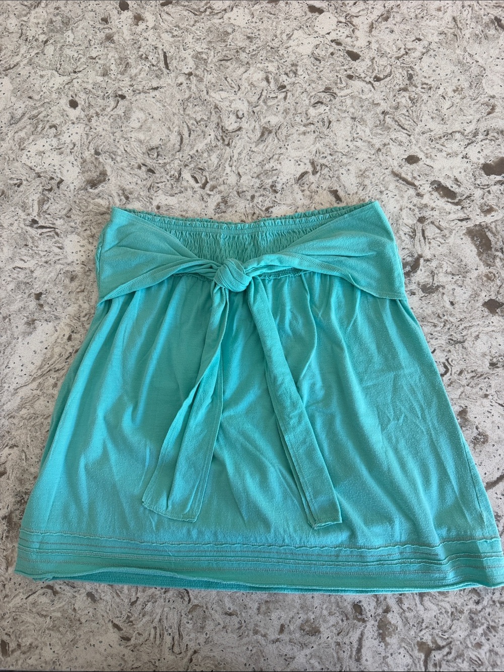 Hollister Turquoise Strapless Top - Picture 2 of 6